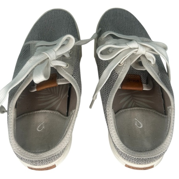 Olukai Pehuea Lī Women SZ 7 Taupe /Canvas Sneaker Lightweight Mesh Comfort Shoes - Picture 6 of 11
